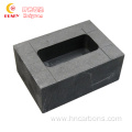 Rectangular shaped graphite ingot molds for melting and pouring gold ingots